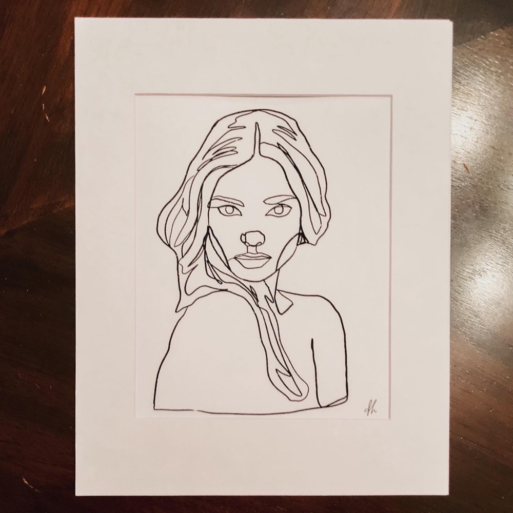 Art print drawing